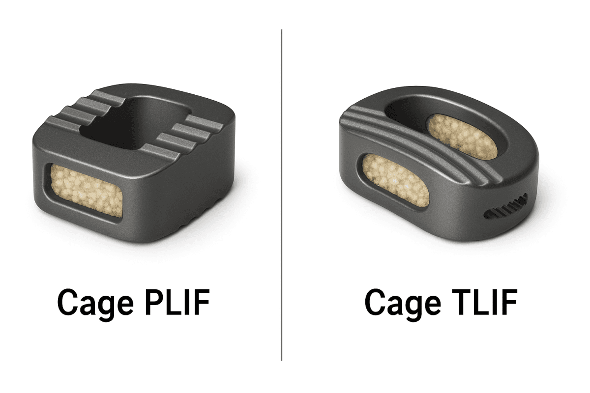 Posterior / transforaminal lumbar interbody fusion (PLIF/TLIF) with pedicle screws